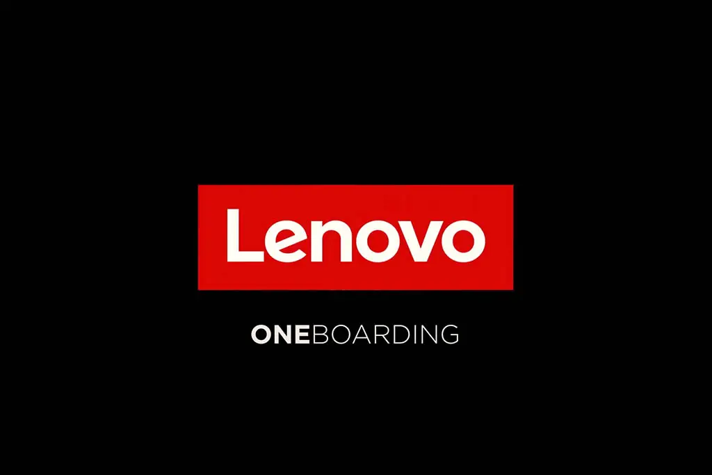 Experiencia ONEboarding de Lenovo